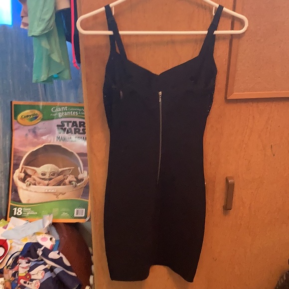 Black Guess Dress with Sequins - Picture 5 of 7